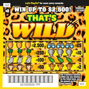 THAT'S WILD Ticket Art
