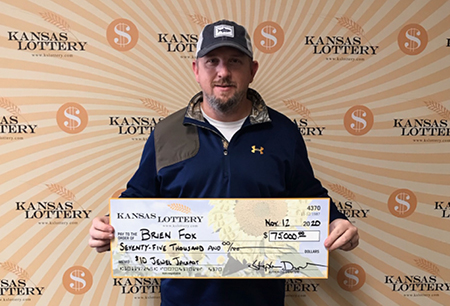 Brien Fox won $75,000 on the Jewel Jackpot scratch ticket!